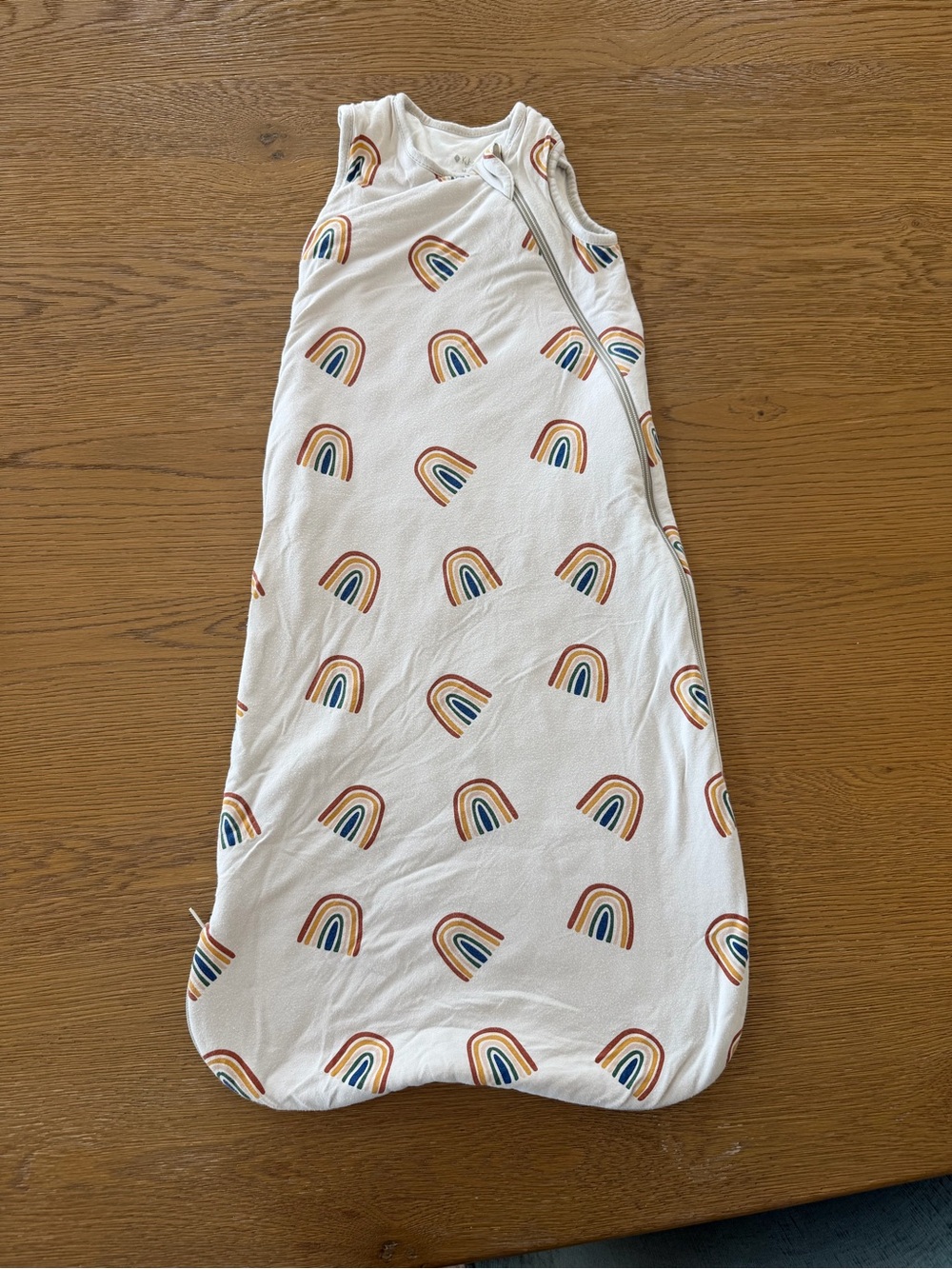 Kyte Baby Tan/Neutral Rainbow Print Sleep Sack